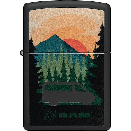 Zippo 2024 Zippo Ram, Mountain, Black Matte ZIP-48764